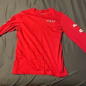Red air Jordan long sleeve shirt